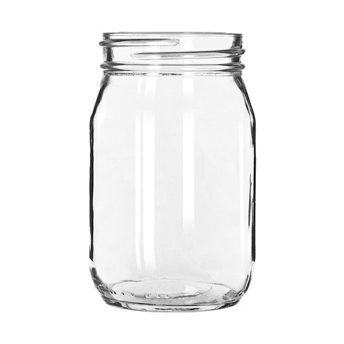 16 oz Glass Mason Jar