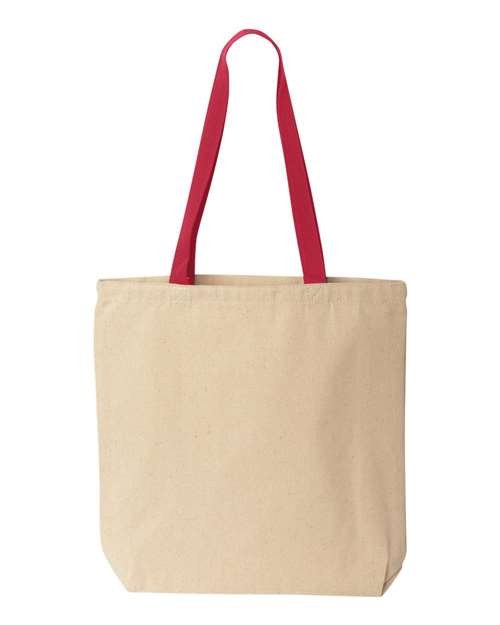 Tote with Contrasting Handles