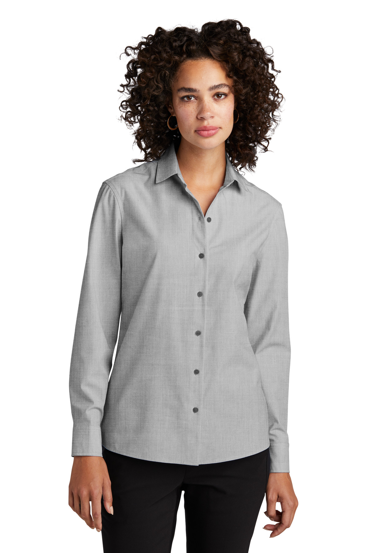 Women's Long Sleeve Stretch Woven Shirt