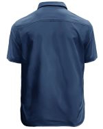 1612-CBS Men's Chambray S/S Dress Shirt