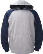 Two-Tone Pullover Hooded Sweatshirt