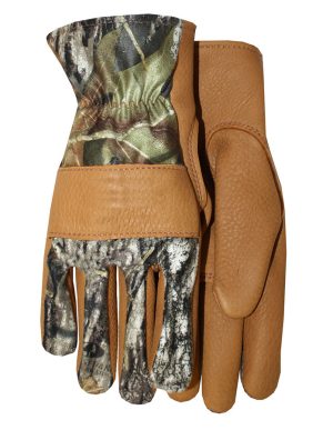 Mossy Oak Thinsulate Deer Skin Gloves