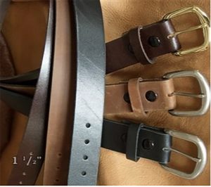 ALL USA Clothing Casual Leather Belt