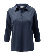 301-DSJ Ladies' Sueded Jersey 3/4 Sleeve Polo