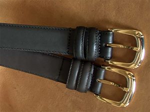 ALL USA Clothing Leather Dress Belt
