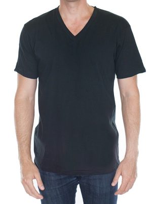 Men's Organic Short Sleeve V-neck