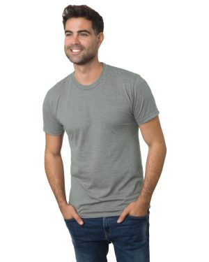 BAYSIDE MADE IN USA UNISEX TRIBLEND CREW
