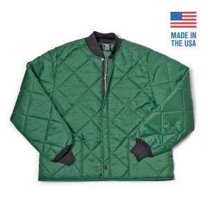 Style 1000 · Quilted Jacket with Knit Collar and Cuffs, Domestic