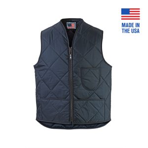 Style 300 · Quilted Nylon Vest with Kidney Flap