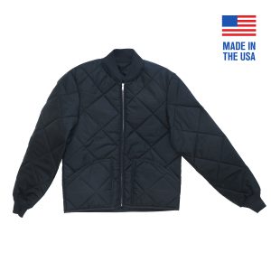 Style 3000 · Industrial Quality Quilted Jacket with Knit Collar & Cuffs