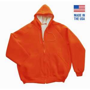 Style 5019 · Fluorescent Orange Sweatshirt, 2-Ply Construction