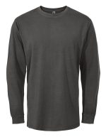 100123U – Garment dyed long sleeve t-shirt – unisex