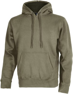 Initial Attraction_heather army_Unisex hooded sweater_armée_ Chandail à capuchon unisexe_Style 536