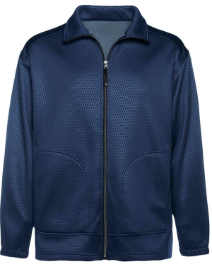 Men's Full Zip Honeycomb Soft Shell Fleece Jacket