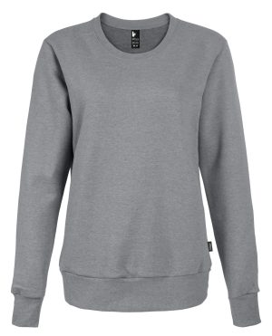 Ethica Attraction_heather grey_crewneck sweater women_gris_chandail col rond femme_L41