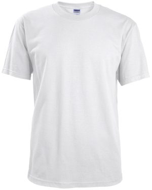 Attraction_white_unisex crewneck promo t-shirt_blanc_ t-shirt col rond promo unisexe_Style 07F