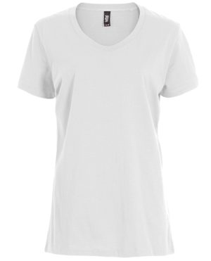Initial Attraction_White_Women’s crewneck t-shirt_Blanc_T-shirt col rond femme_Style L01