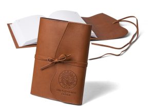 Faux Leather Wrap Around Notebook