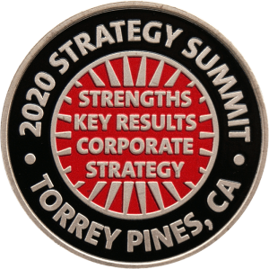 2020 Strategy Summit Challenge Coins