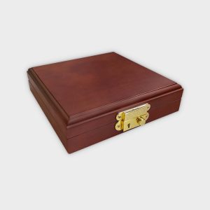 6×6 Cherrywood Box with Blue Interior for 31